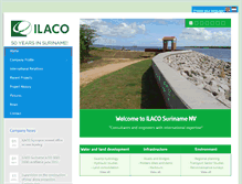 Tablet Screenshot of ilaco.sr